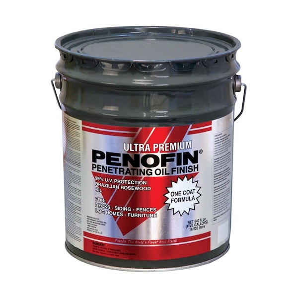 Penofin 5 Gal Ultra Premium Transparent Oil-Based Wood Stain, Clear PE4997 - main